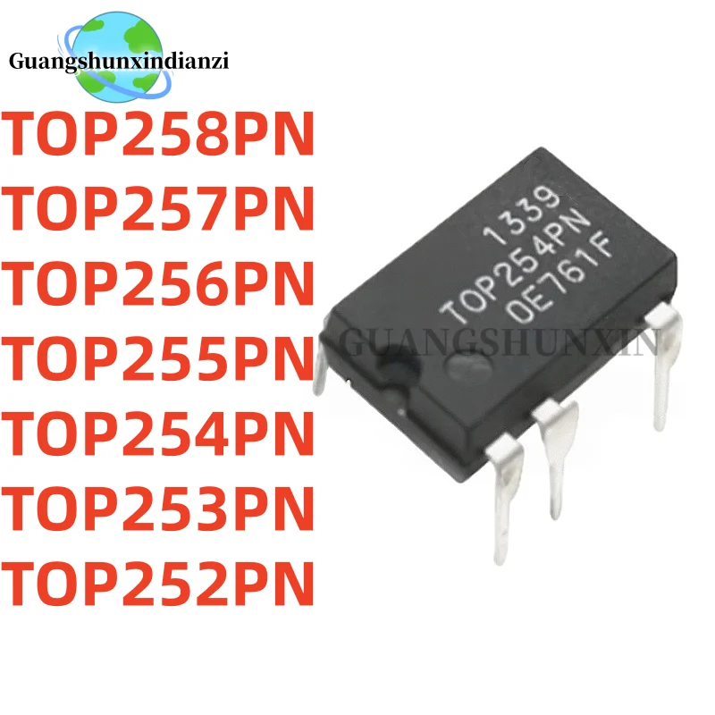 10Uds DIP-7 TOP258PN TOP257PN TOP256PN TOP255PN TOP254PN TOP253PN TOP252PN Best Quality In Stock