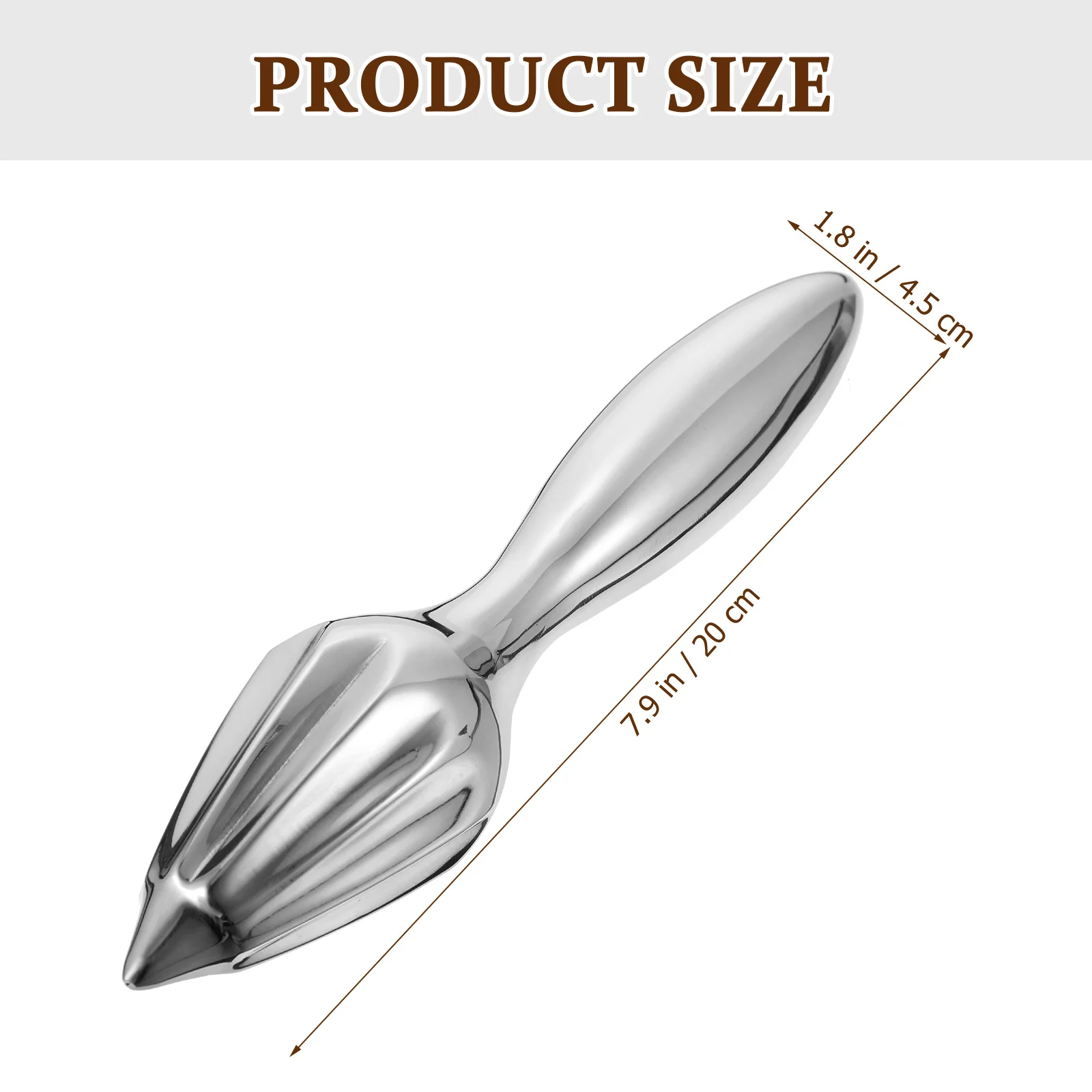 Manual Cone Orange Fruit Juicer Manual Lemon Squeezer Citrus Reamer High End Stainless Steel Tools Kitchen  Supply