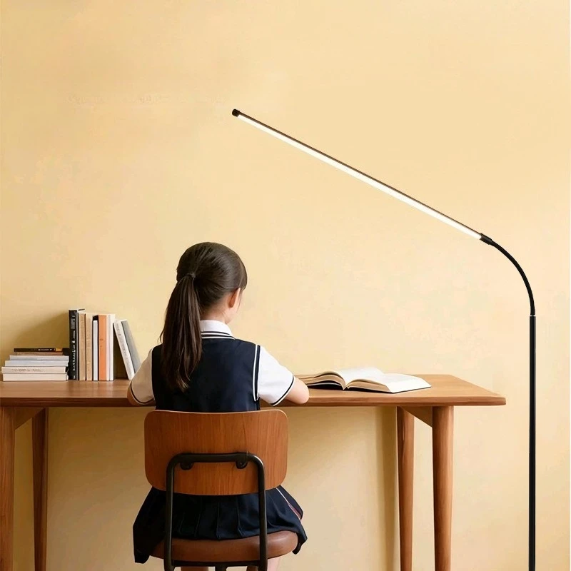 Eye Protection Floor Lamp Modern Minimalism Floor Lamps Full Spectrum Stepless Dimming Lighting Light Living Room Study Lights