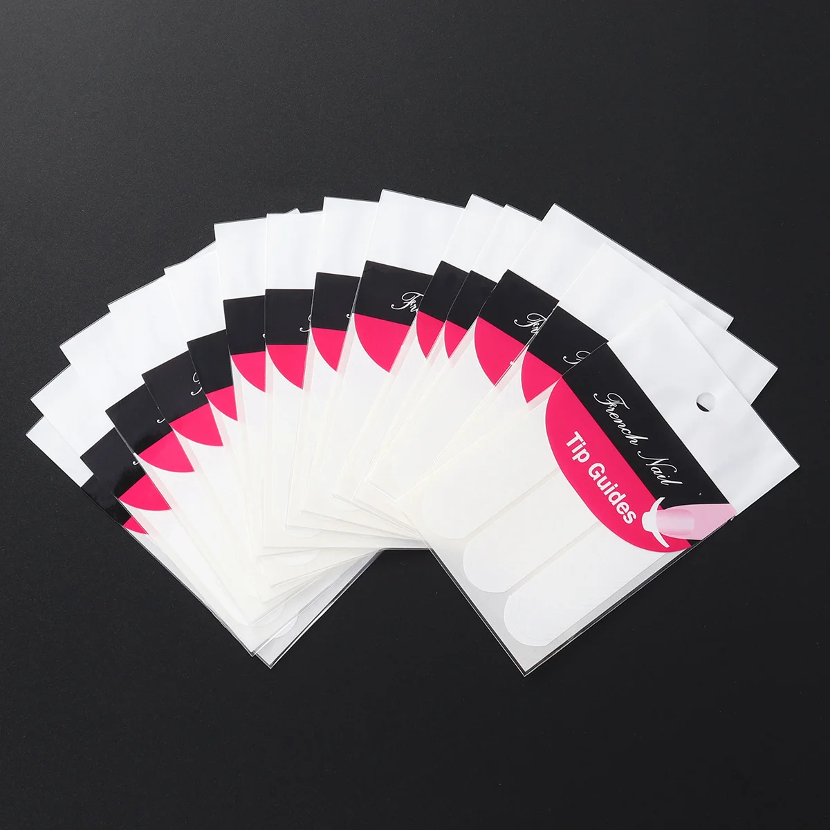 14 Uds pegatinas de uñas DIY calcomanías autoadhesivas para mujeres fáciles de manejar diseños clásicos en casa calcomanías de uñas francesas