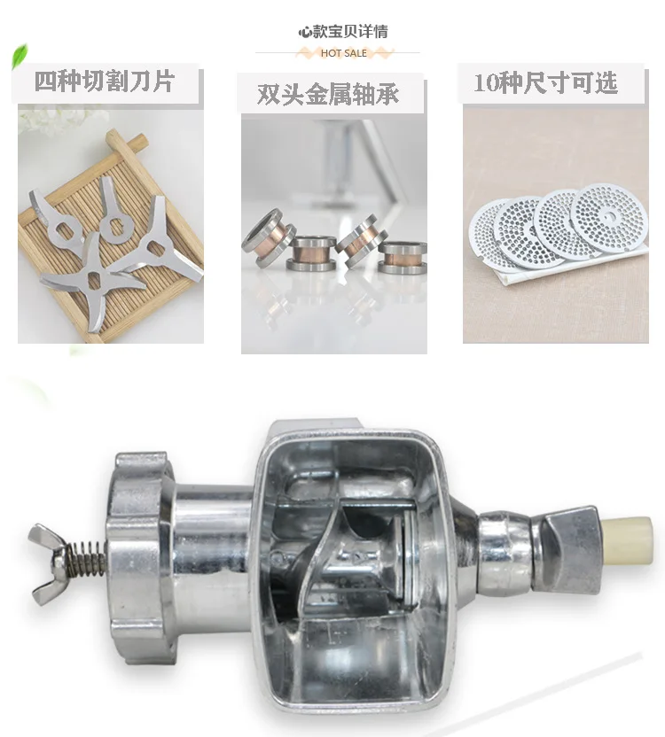 Household small manual fish, poultry and rabbit feed pellet making machine/manual bird feed extruder processing tool