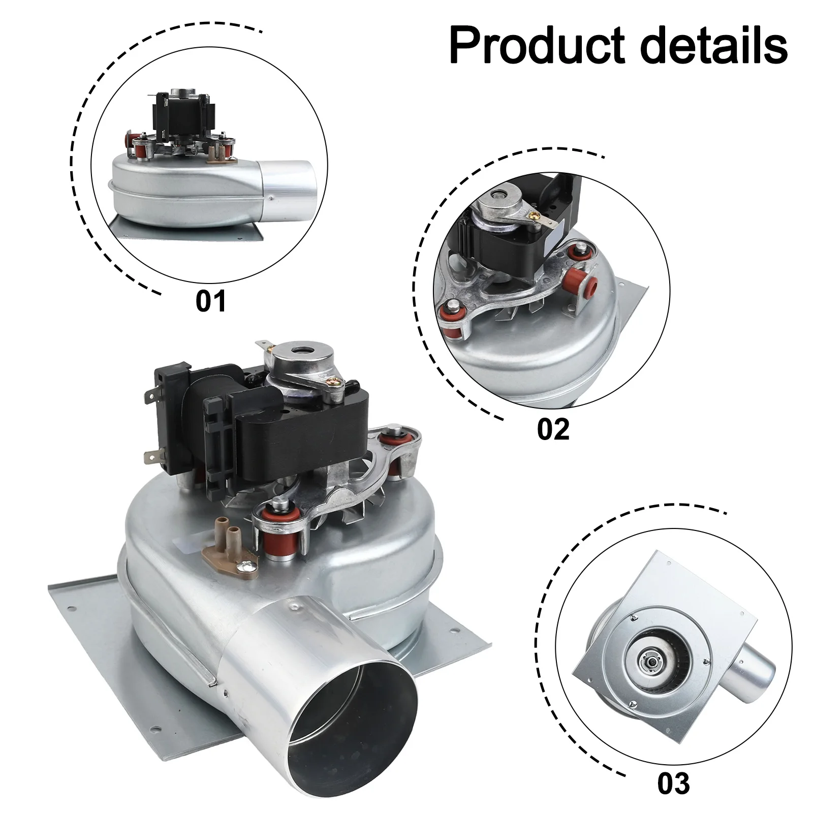 

1 шт., вентилятор для камина, 35 Вт, высокая термостойкость, 220 В, вентилятор для котла, запасные части для печей для барбекю, пикника, детали для дома Impro
