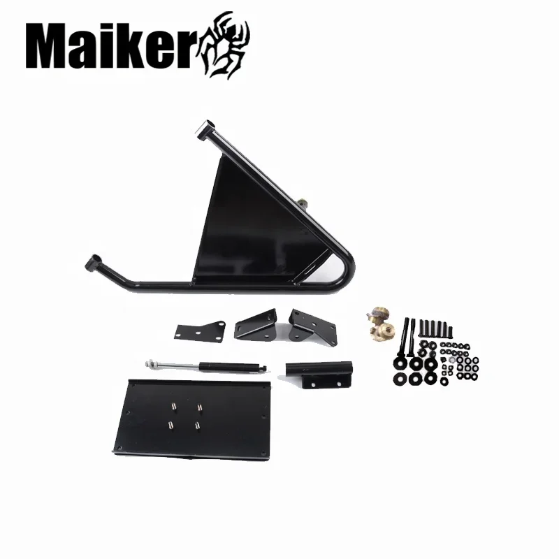 Maike auto spare tire rack parts for Defender 90 110 black tire carrier accessories for Land Rover