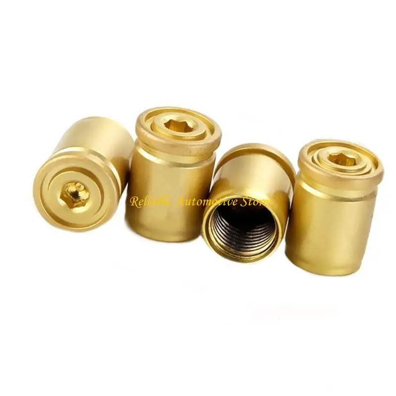 

M68B Valves Stem Caps Vehicle Tire Stem Cover Set, for Motorbike Car Trucks Bicycles