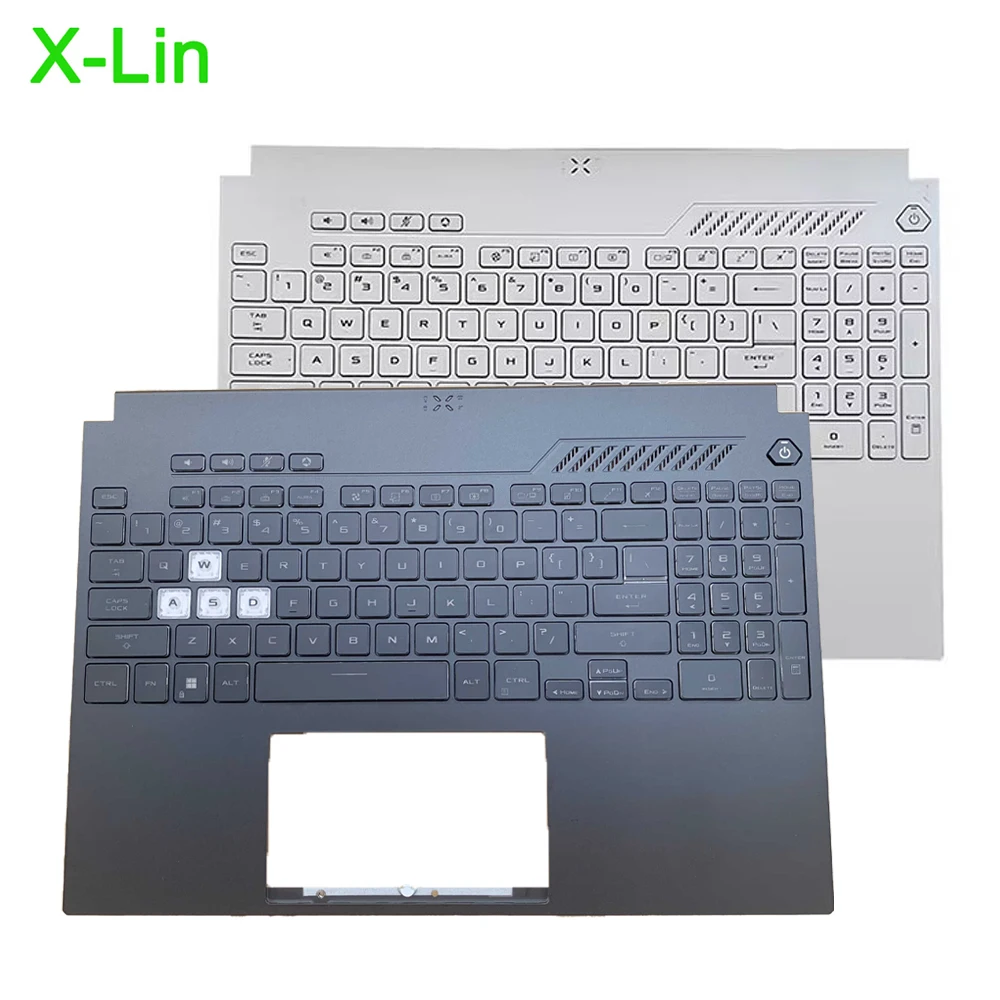 For ASUS AIR 2022 2023 FA507 FA507Z FX517 F15 Laptop Upper cover palm rest keyboard