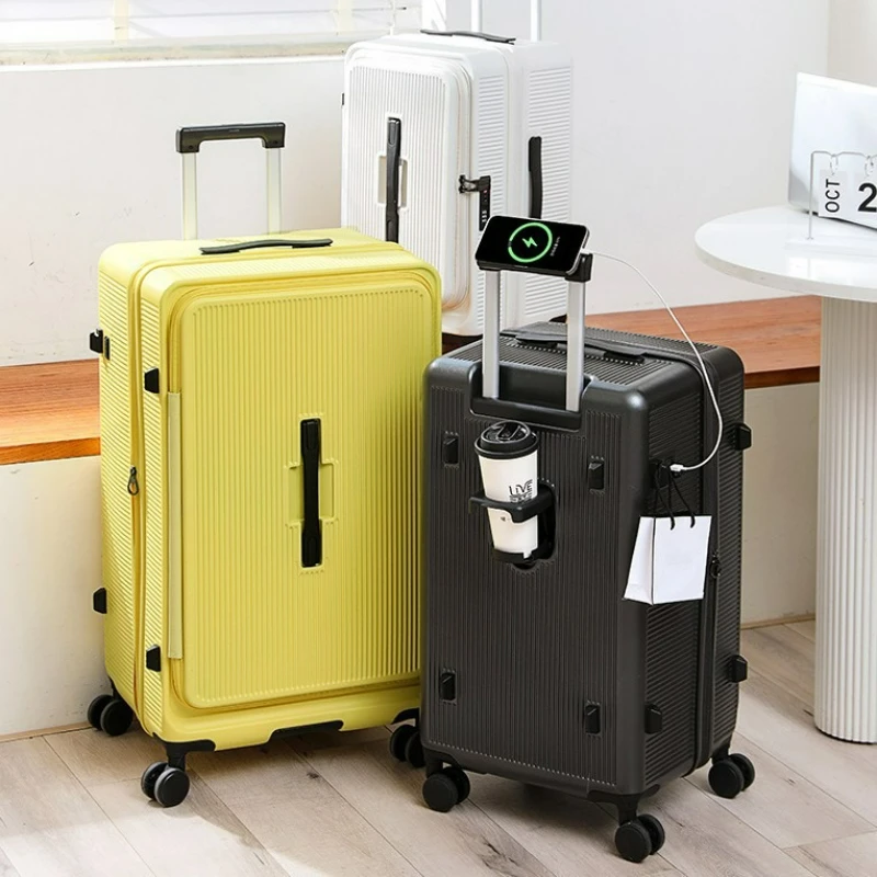 

2025 Travel Suitcase on Wheels ABS+PC Large Capacity Trolley Luggage Bag Student Zipper Combination Lock Hand Luggage