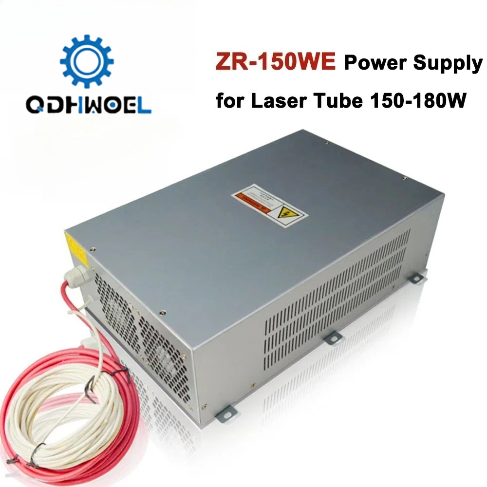 QDHWOEL ZR-150WE 150W Co2 Laser Power Supply for 150W-180W Co2 Laser Glass Tube