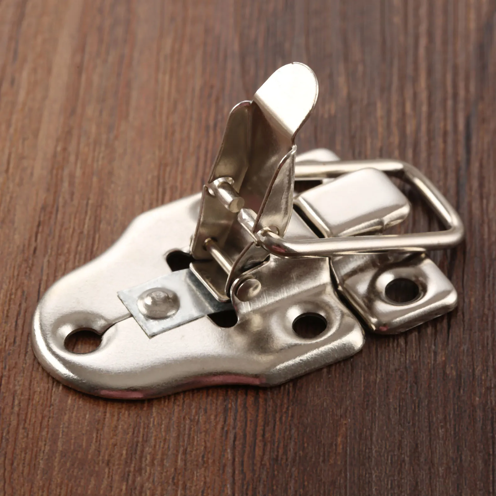 2PCS Vintage Jewelry Wood Box Drawer Latches Hasps For Suitcases Clasp Jewelry Chest Box Furniture Hardware With Screw