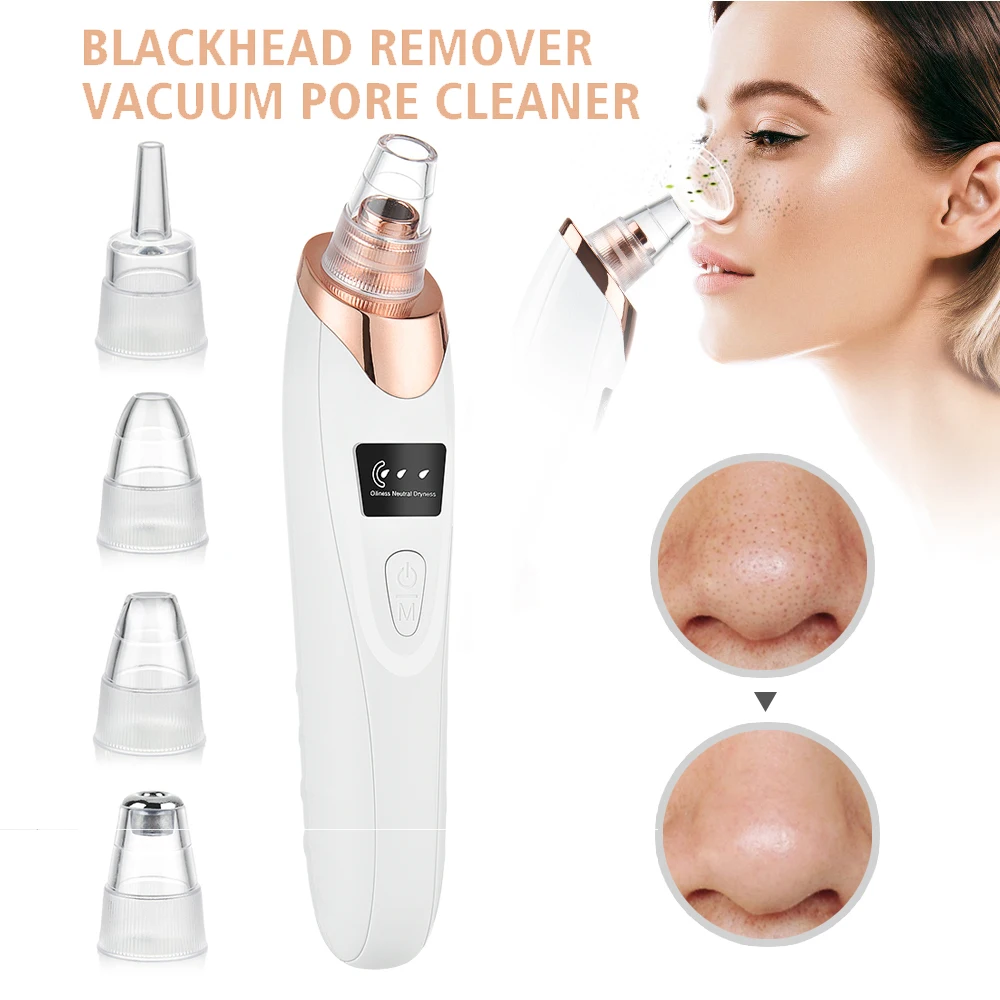 Neueste 3-stufige Elektrische Mitesser Entferner Gesicht Reinigung Schönheit Maschine Dead Skin Remover Tiefe Gesicht Poren Elektrische Akne Gesichts