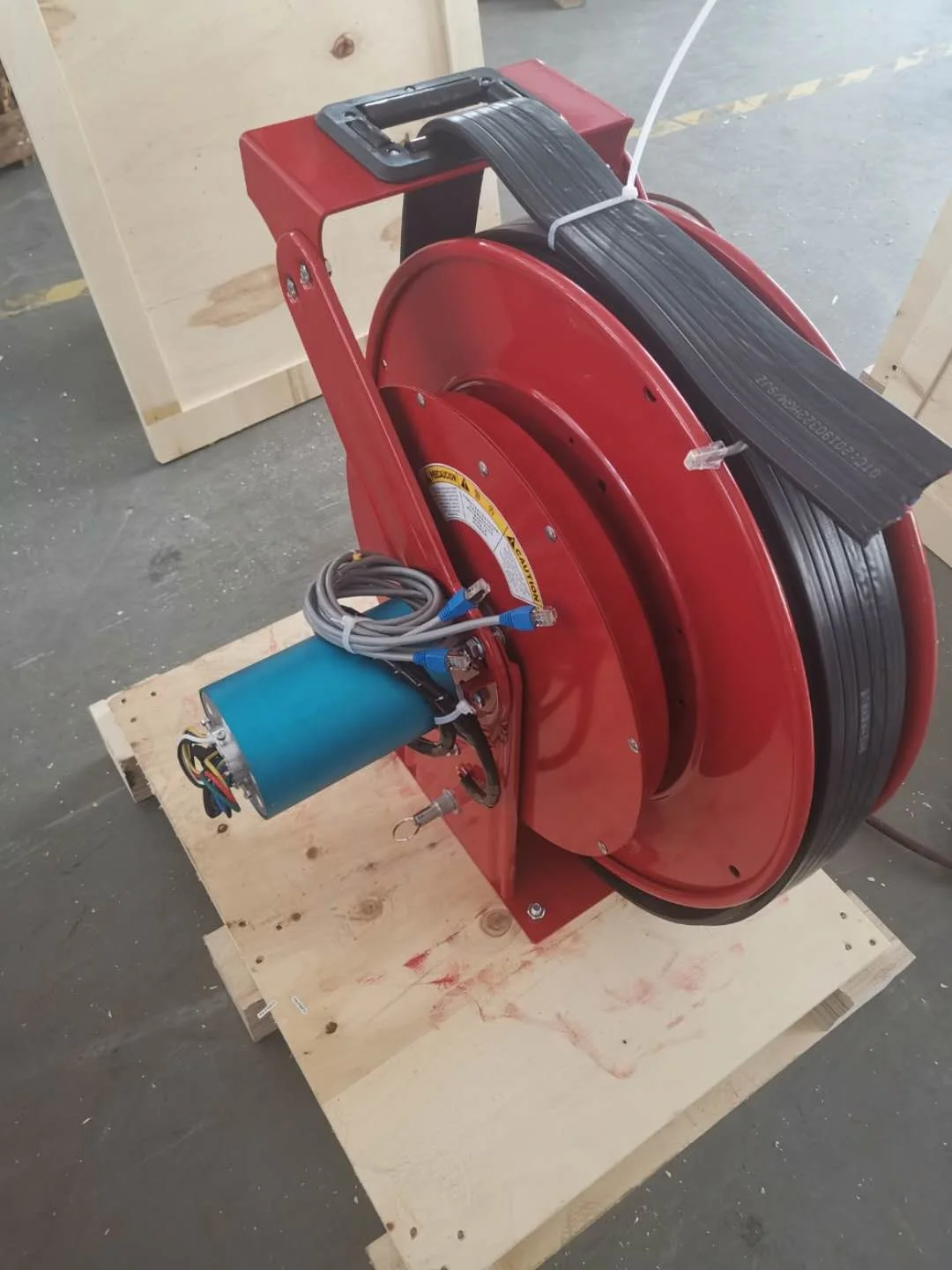 30m 50m 70m 80m 100m Ftp Cat6a Patch Cord Shielded Data Ethernet Retractable Data Cable Reel Data Center Cable Reel
