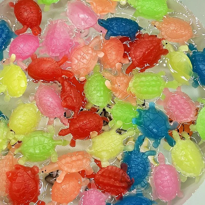 Brinquedos de Água para Banho Infantil, Tartaruga Flutuante Colorida com Rede de Pesca, Brinquedo Interativo para Banheira e Piscina