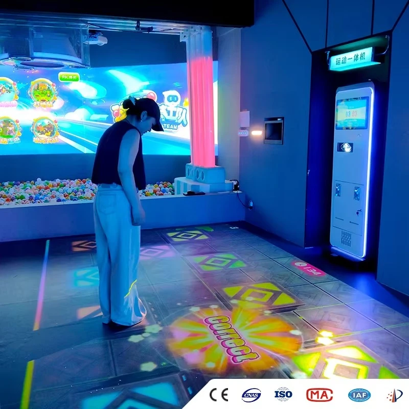 Interactive Play Games Mobile All-in-one Interactive Floor Projector Portable Floor Projection System