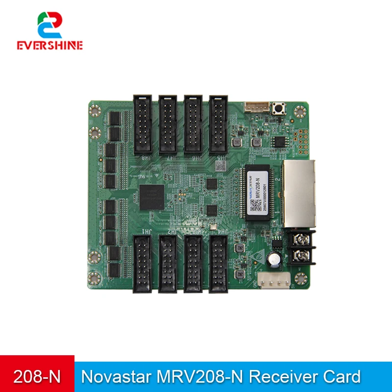 Novastar MRV208-N Receiver Card 256*256 Pixels HUB75*8 Interface RGB Full Color LED Display Screen for Professional Use