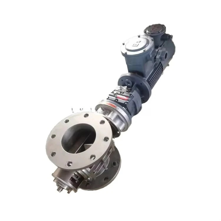 DN200 Rotary Valve 8" with Stainless Steel 304 Explosion-proof Motor for Woodchips