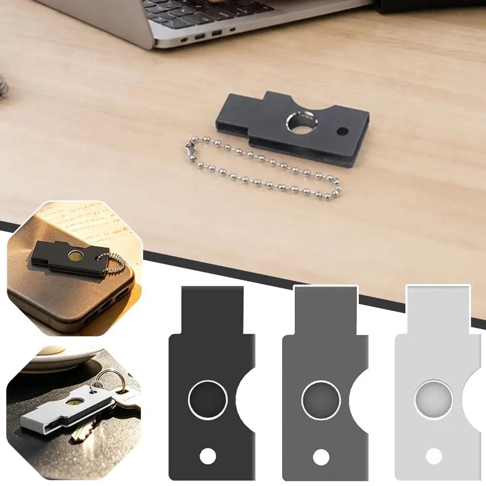 New Drop-Proof Durable Metal Protective Case For YubiKey 5C NFC Openings Solid Hard Shell Security Portable Key Case With Chain