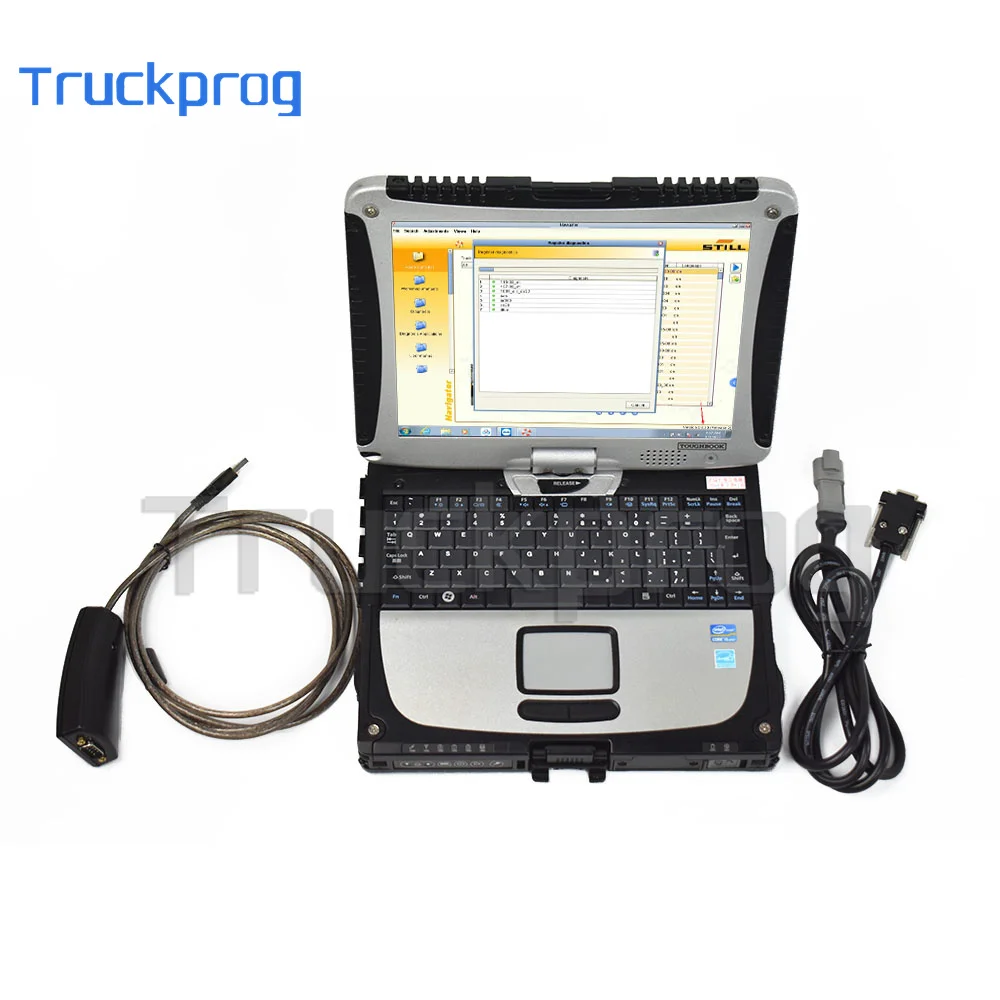 Forklift Diagnostic tool for Yale Hyster PC Service Tool+CF19 Laptop Ifak CAN USB Interface hyster yale Lift Truck Diagnostic