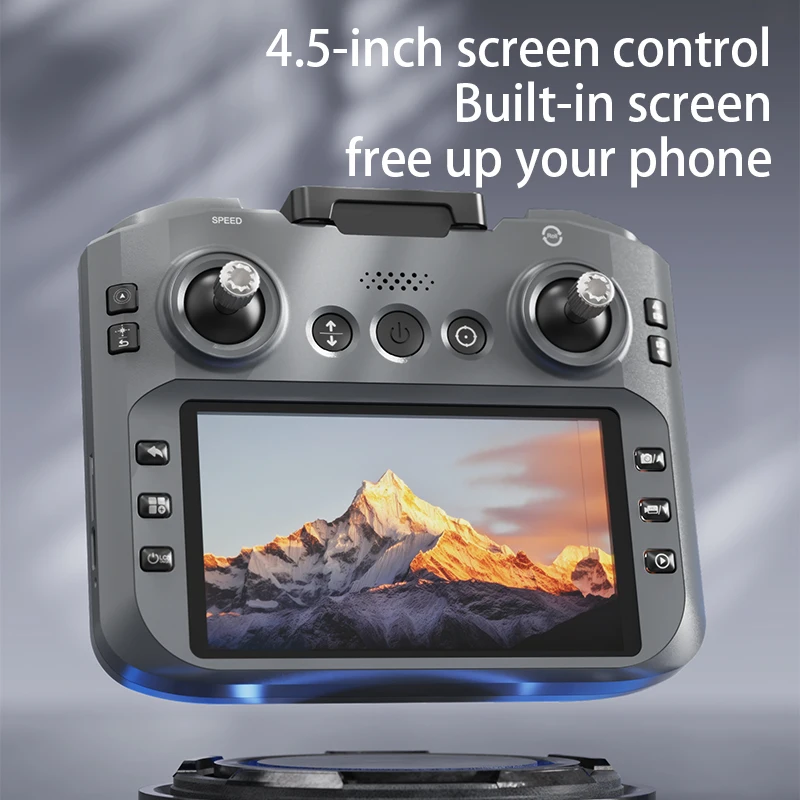 T15 RC Drone 2.4G 4K HD Fotografia Aérea Quadcopter com Câmeras Duplas 120 °   Brinquedo para iniciantes para crianças com drone de controle remoto grande angular