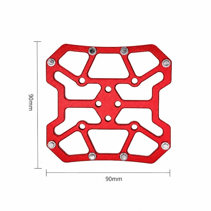Durable Clipless Pedal Ultralight Anti-slip Classic Delicate Aluminum Bicycle Clipless Pedal Platform Adapters Bike Accessories