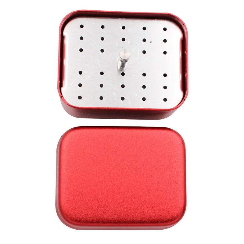 Caja de desinfección Dental, esterilizador de Autoclave, soporte para limas Endo, 30 agujeros para fresas, instrumento de labo