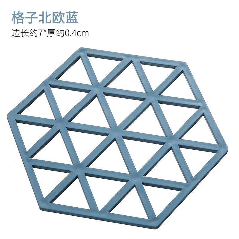 Almohadilla de aislamiento térmico de silicona para cocina, disipación de resistencia al calor, almohadilla antiescaldado, mesa, taza de té para el hogar, cazuela, mi estera