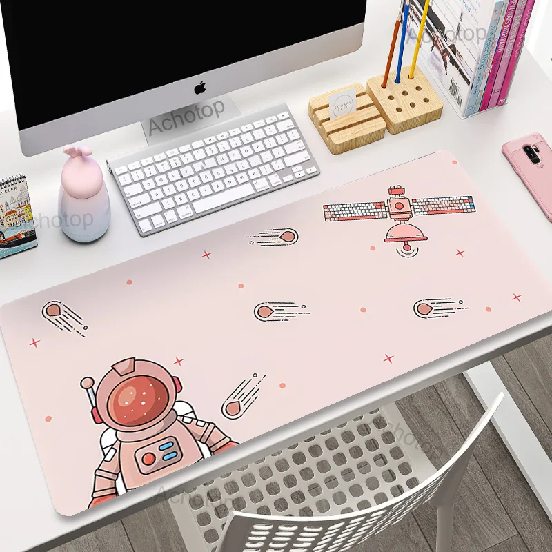 Astronaut Anime HD Large Mousepad Gamer Notebook Keyboard Mouse Pad XXL 900x400 for Deskmat For Laptop Gaming Office Mause Mat