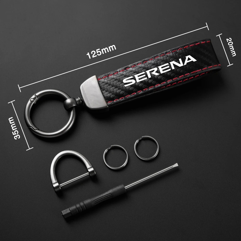 Car Keychain Accessories For Nissan Qashqai Juke Micra Leaf Pathfinder 370Z Kicks Navara Nv200 Serena 350Z Elgrand Versa Armada
