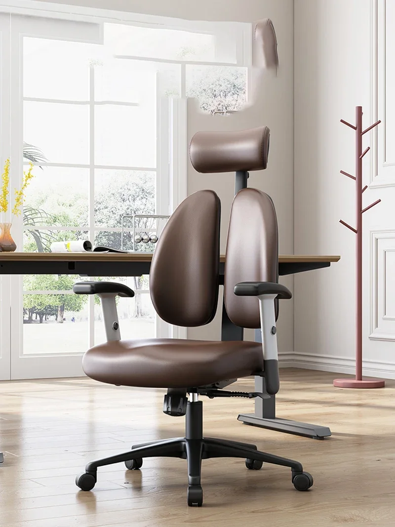 

Luxury Design Office Chair Leather Swivel Mobile Arm Computer Executive Office Chair Home Silla Escritorio Office Furniture LVOC