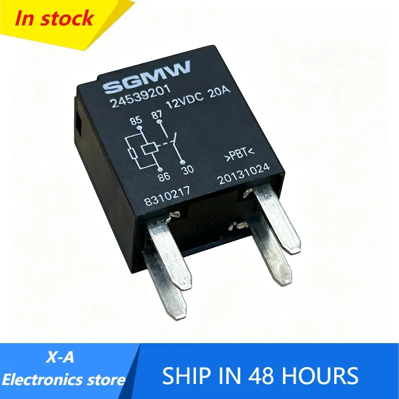 24539201 Automotive Relay 12VDC 20A 4Pin Car Relay 8310217 For Vehicle Electrical Control