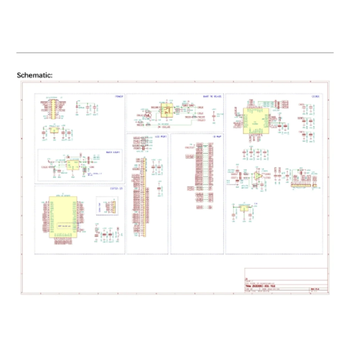 Pannello tattile di controllo centrale da 4 pollici 86 Box ESP32-S3 scheda di sviluppo del programma circuito RS485/sensore di temperatura