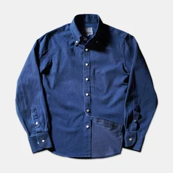 Men's Button Down Collar Shirt, Classic IVY Style Smart Business All Seasons Wear Vintage Clothes