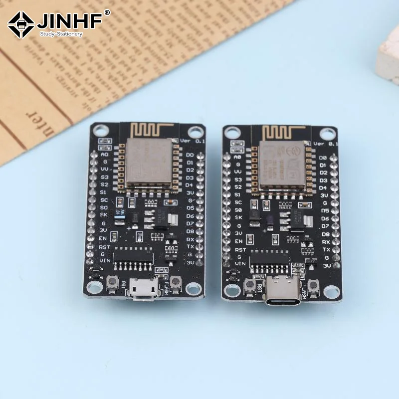 Placa de desarrollo NodeMCU ESP8266 con pantalla OLED de 0,96 pulgadas CH340G ESP-12F módulo WiFi TYPE-C USB para Arduino/Micropython