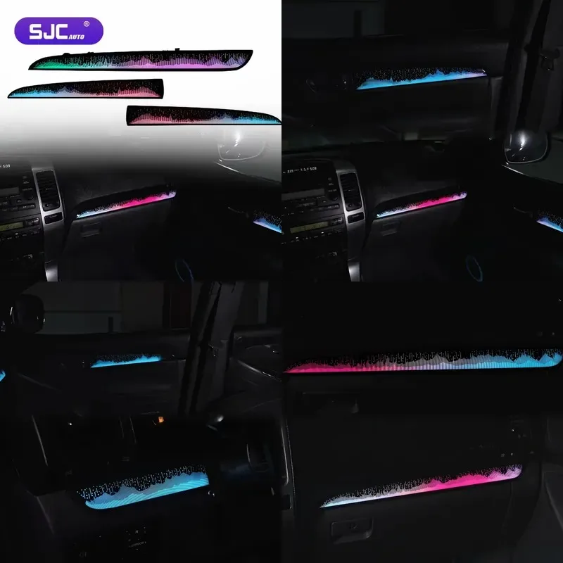 Hot Sale SJC Car LED Ambient Lighting for Prado 2004-2009 Models Featuring Dynamic Multi-colored Symphony-themed