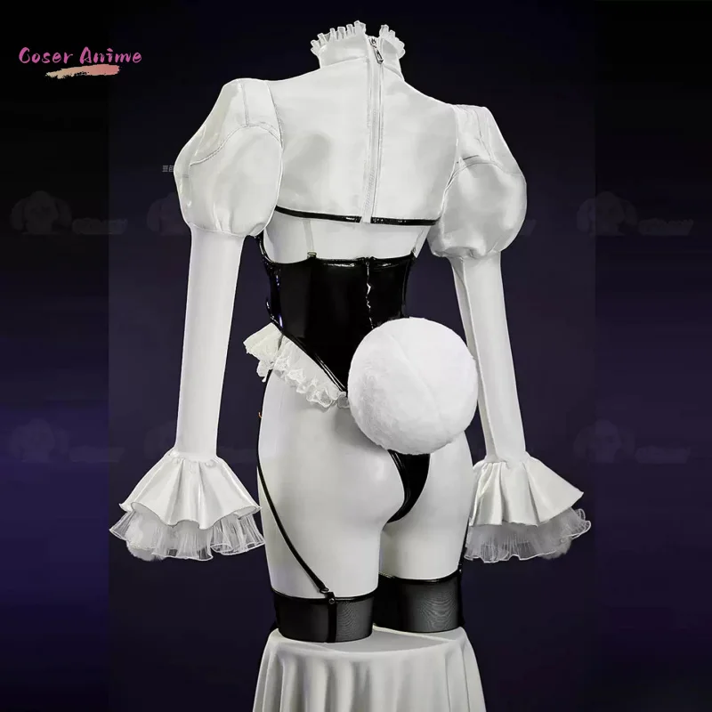 Bunny Girl Newly Nier 2B Cosplay Costume Halloween Christmas Role Playing Party Comic Women PU leather
