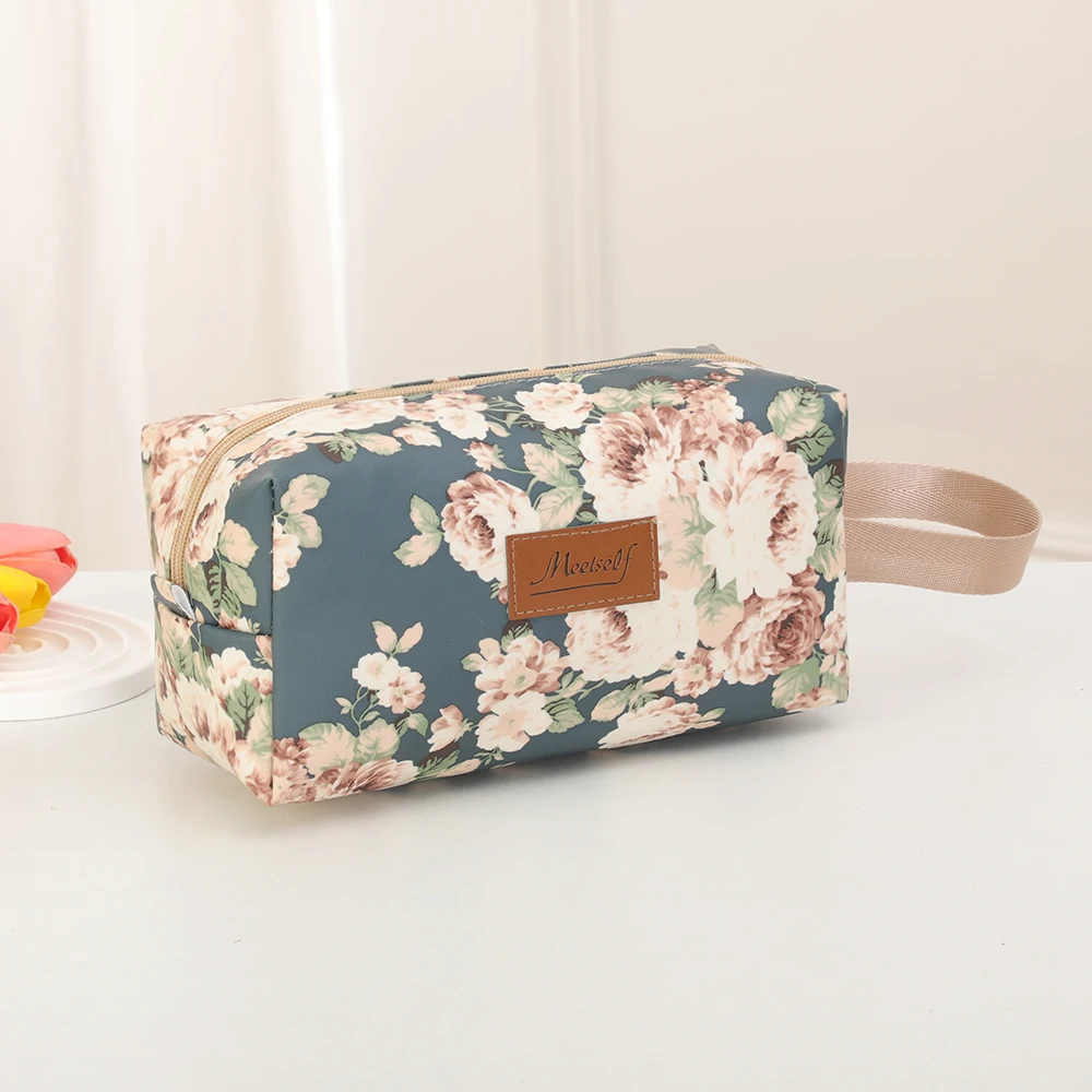 

Новая водонепроницаемая ручная косметичка, водонепроницаемая дорожная косметичка из ткани Оксфорд с принтом