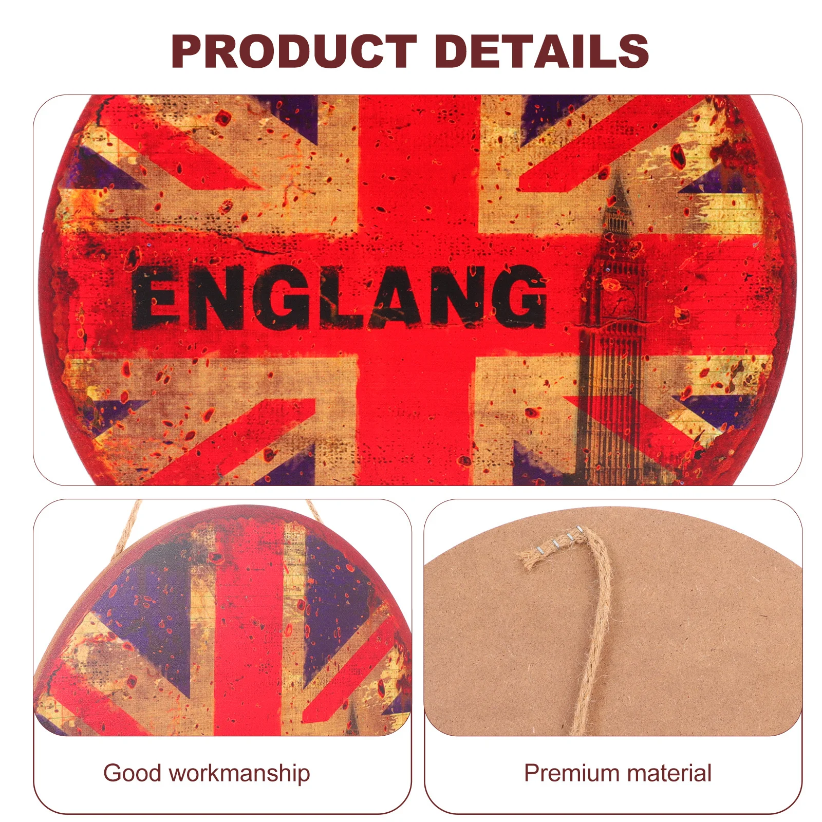 

Coffee Bar Round Union Theme Wall Art Hanging Wall Decor for Living Room Kitchen Rustic Home Decoration Hanging Home Decor