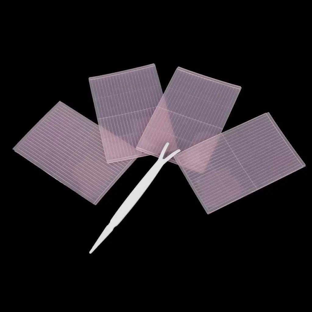 176 ชิ้น/กล่องที่มองไม่เห็นเทปตาสองชั้นสติกเกอร์เครื่องมือ