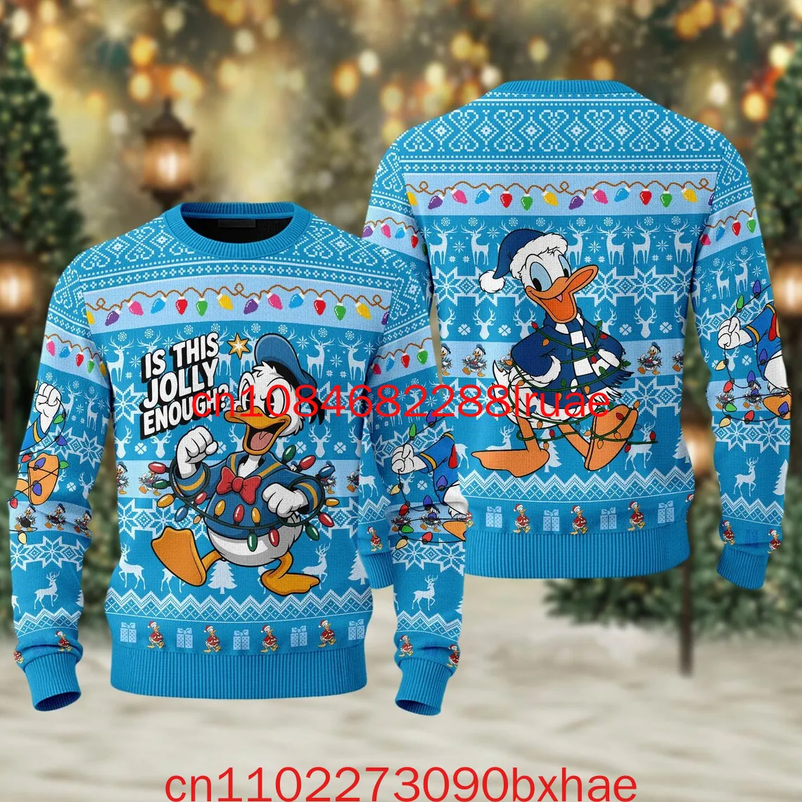

2025 New Lilo and Stitch Men's Ugly Christmas Sweater Disneyland Xmas Shirt Christmas Group Shirt