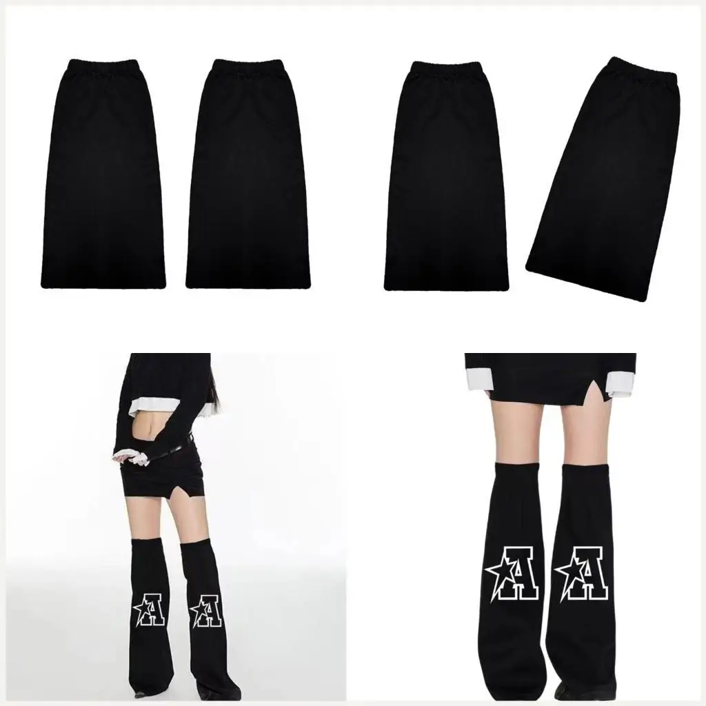 

Harajuku Leg Sleeve Flared Leg Warmers Punk Long Leg Socks Leggings Gaiters