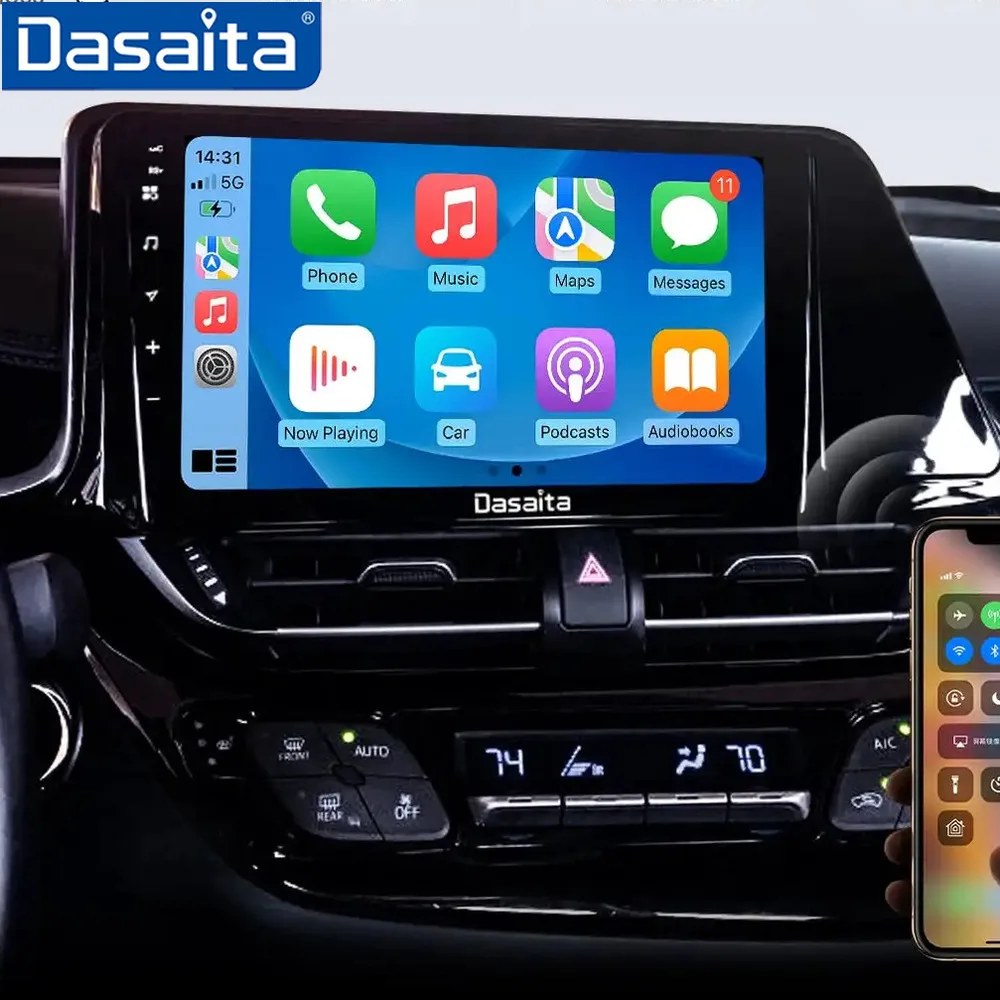 

Dasaita G12 for Toyota CHR 2016 2017 2018 13CM LHD Qualcomm 665 9" Screen Carplay Android Auto Radio Car Stereo Multimedia