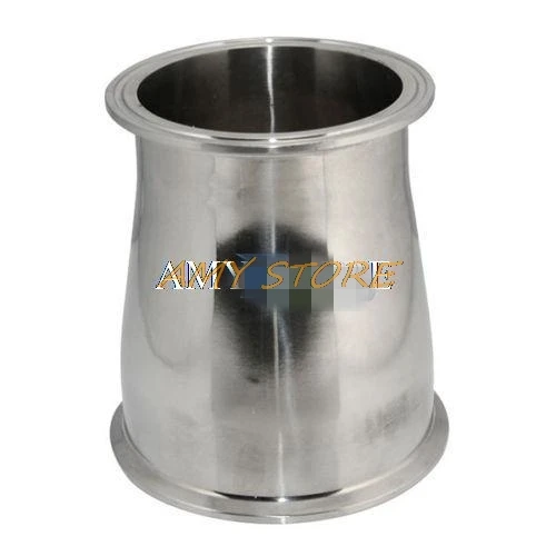 

Pipe OD 102MM to 89MM 4"to 3.5" Sanitary Ferrule Reducer Fitting SS304 to Tri Clamp Ferrule OD 119-106mm