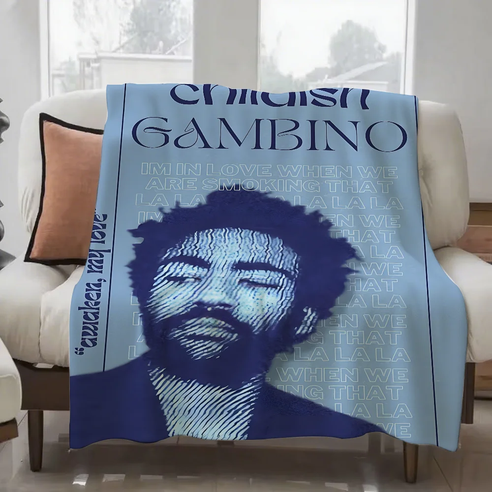 قفاز دونالد توقظ بتصميم بطانية الحب خفيفة الوزن للنوم والقيلولة وغرفة المعيشة والمكتب والأريكة وجميع المواسم