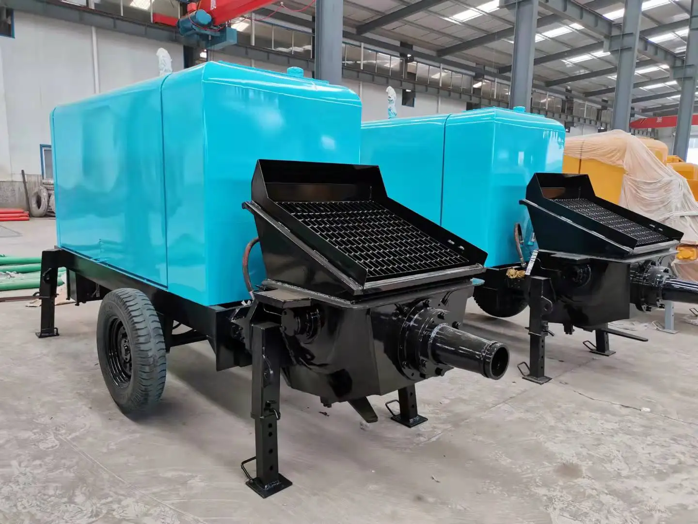 YG Customized Pumpcrete Machine Pumping Small Stationary Diesel Concrete Mini Pump