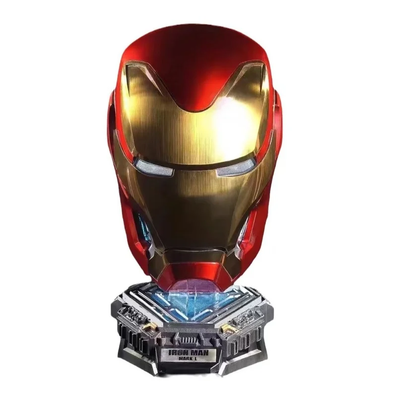 Mk50 Iron Man Figure 1:1 Wearable Cosplay Mask Voice-Activated Deformation Helmet Animation Derivative Collect Model Boytoy Gift