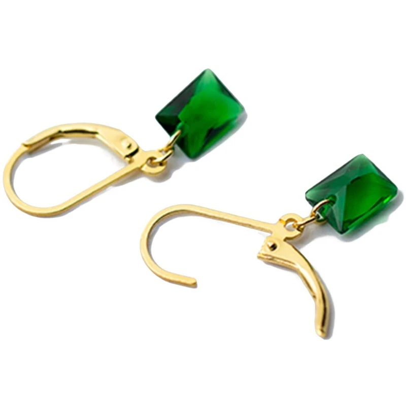 D-shaped Earrings Hook Spring Light Weight Fashion Jewelry Finding Birthday Gift N58F