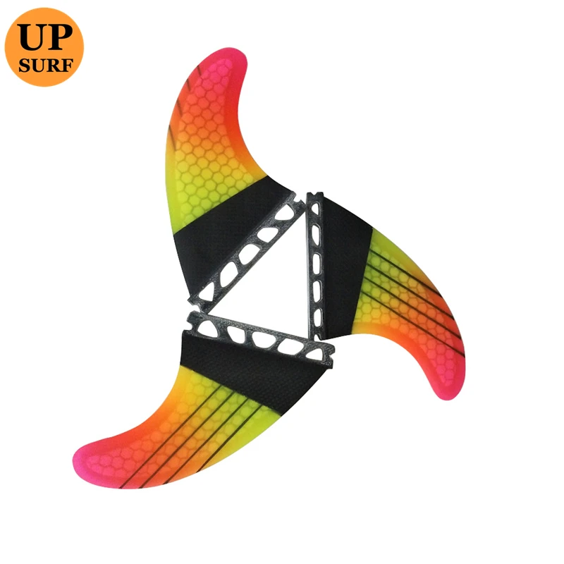 UPSURF FUTURE Fins G5 Single Tabs Fin For Sup Board Accessories Quilha Surf G5 Fiber Honeycomb Carbon Fins prancha de surf
