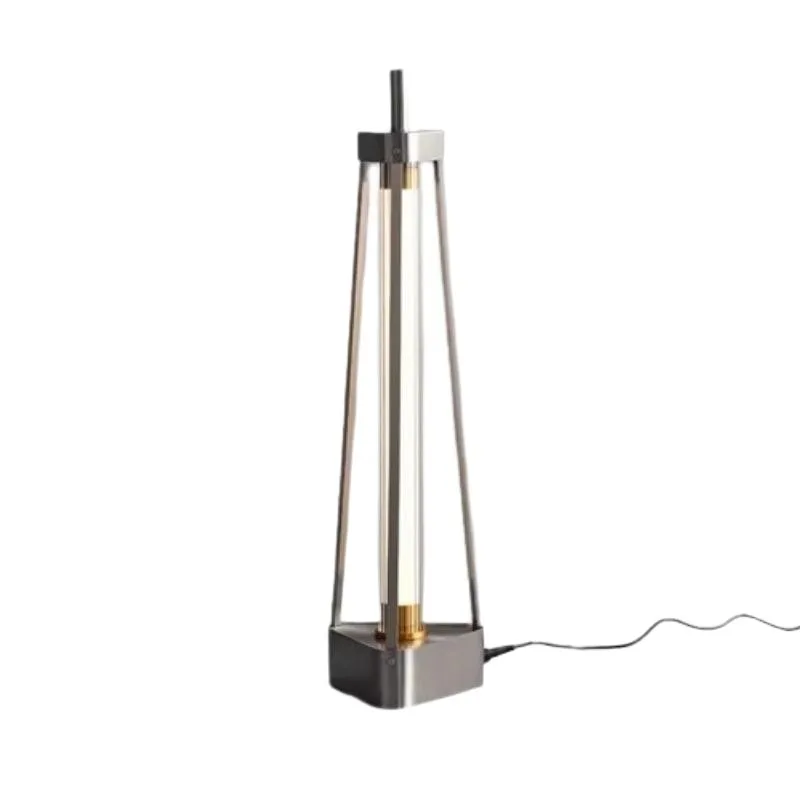 

Minimalist living room atmosphere floor lamp modern designer bedroom bedside table lamp studio stainless steel