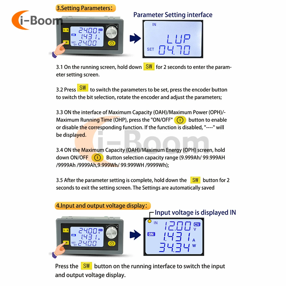 CNC 조정 가능한 DC 전압 안정기, 정전압 정전류 스텝 다운 전원 공급 장치 모듈, XY6020L, 20A, 1200W