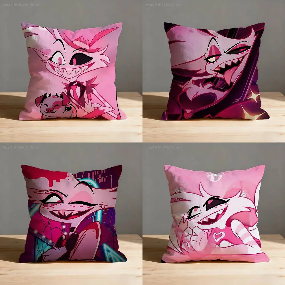 

A-Angel H-Hazbined H-HotelES Pillow Case For Sofa Decor Car Office Room Printing Cushion Cover Decorations and Protector