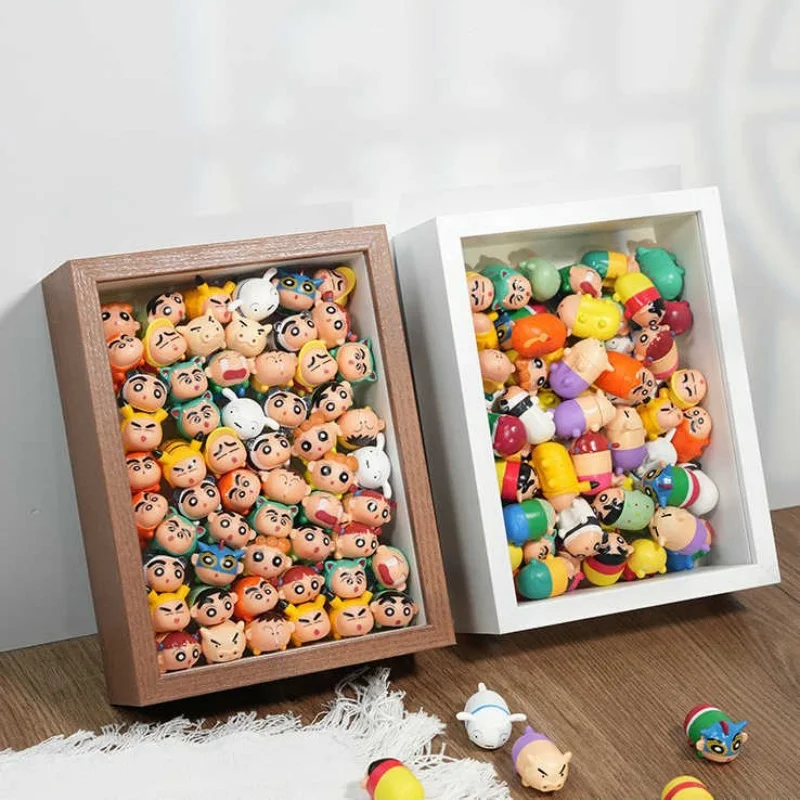3D Speelgoedopslag Diy Frame Blind Box Pop Kleine pop Decoraties Creatieve fotolijst Kantoordecoratie Aangepaste fotolijst