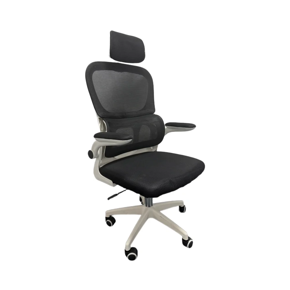 Modern Ergonomic Office Chair with Adjustable Lumbar Support Mesh Desk Chair for Home or Office Featuring Headrest Armrests